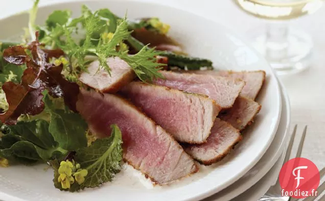 Thon Croustillant Sauce au Thon et aux Câpres