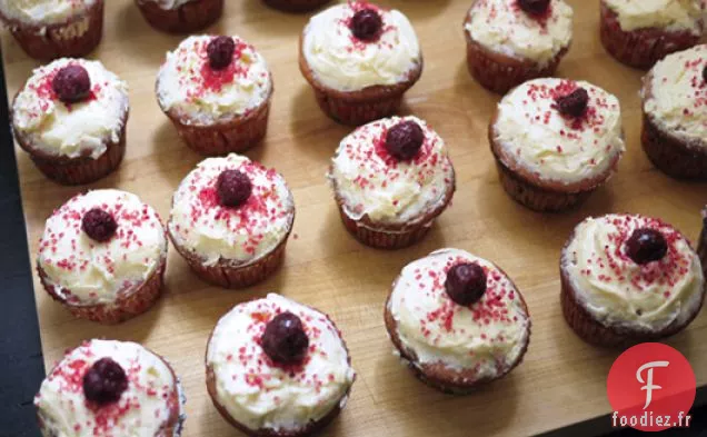 Cupcakes Aux Cerises Et à la Vanille