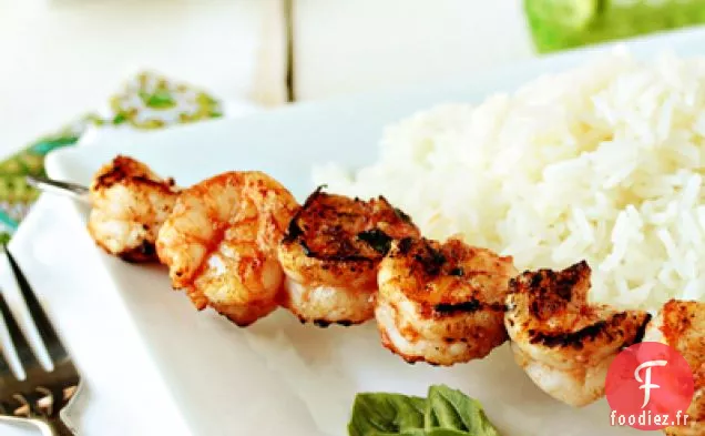 Crevettes Grillées Marinées