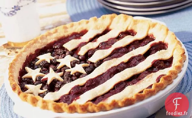 Tarte aux Cerises et aux myrtilles Old Glory