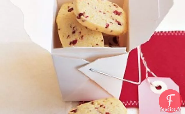 Biscuits à la semoule de maïs et aux cerises