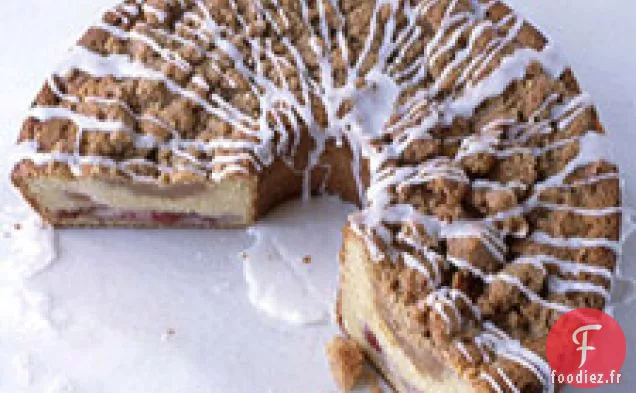 Gâteau au Café aux Cerises-streusel