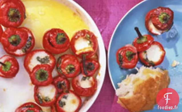 Piments Cerises Rouges Chauds Marinés Farcis