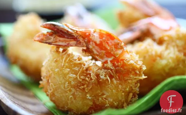 Recette de Crevettes à la Noix de Coco