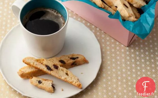 Biscotti aux Cerises et Amandes Séchées