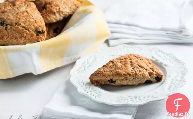 Scones à la Crème Sure aux Cerises
