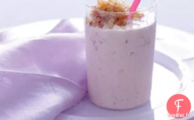 Milk-Shake À La Cerise Et À La vanille Avec Granité À la Root Beer