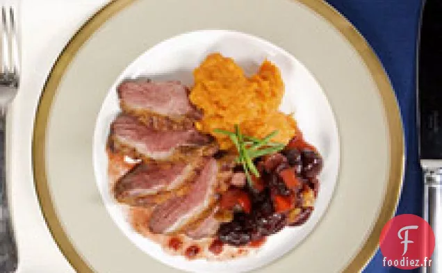 Magret De Canard Au Chutney Aux Cerises