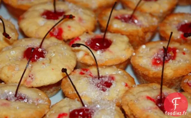 Tassies de Cerises à la Menthe Poivrée