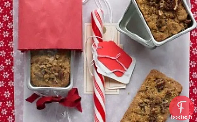 Mini Pains Streusel aux cerises et aux pacanes