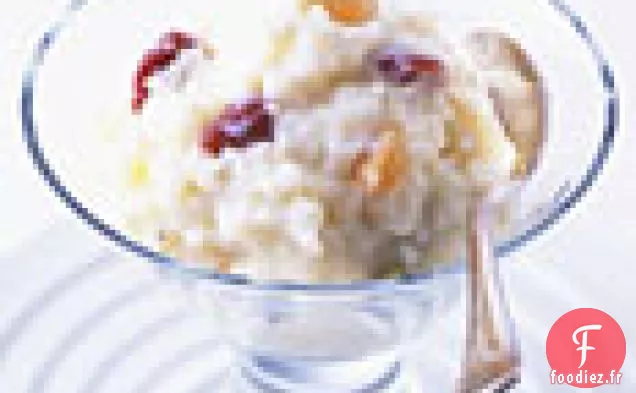 Riz au Lait aux Cerises et Raisins Secs