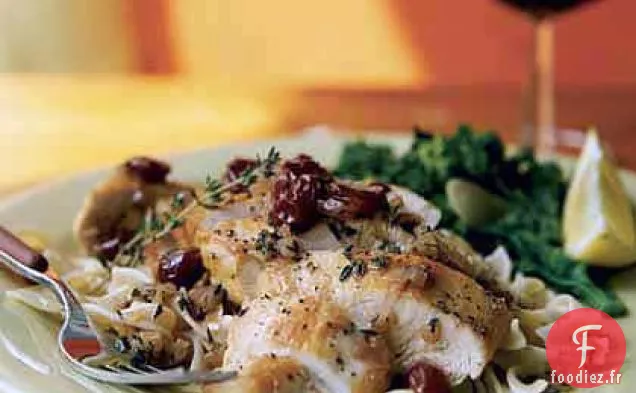 Poulet à la Sauce Marsala aux Cerises