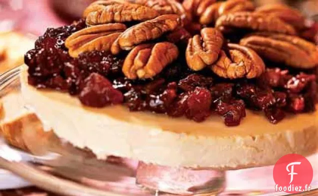 Torte au Fromage Chutney aux Cerises