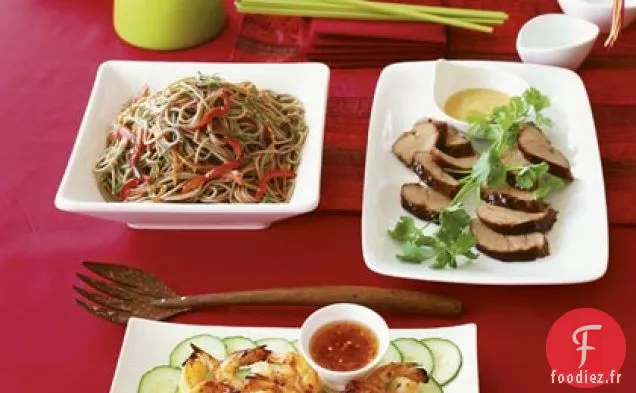 Crevettes à la Noix De Coco Chaudes Et Sucrées