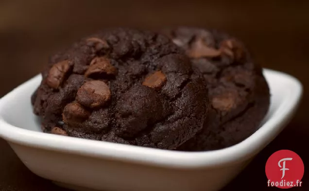 Biscuits Doubles Aux Cerises Au Chocolat Noir