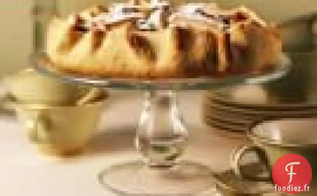 Tarte Aux Pommes À L'Eau De Vie Champêtre Et Aux Cerises Séchées