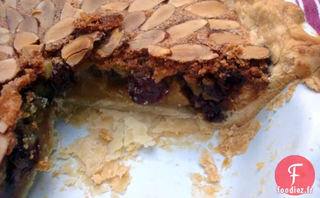 Cakespy : Tarte Osgood aux Cerises et aux Amandes