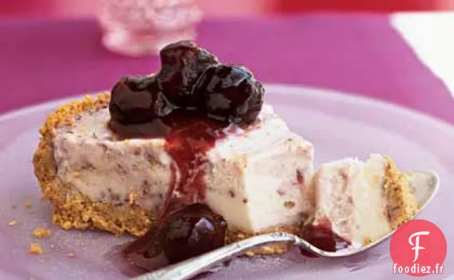 Tarte à la Crème Glacée aux Cerises Jubilee