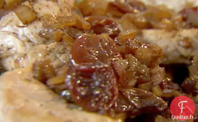 Médaillons de Porc à la Sauce aux Cerises