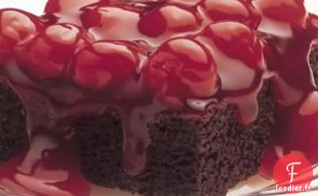 Gâteau à l'envers aux Cerises au Chocolat