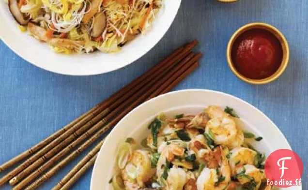 Crevettes au Gingembre et à l'Ail