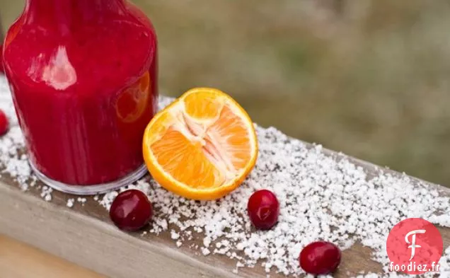 Vinaigrette aux Pommes Et aux Oranges aux Canneberges