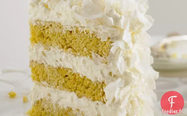 Gâteau à la Mousse de Noix De Coco Fraîche