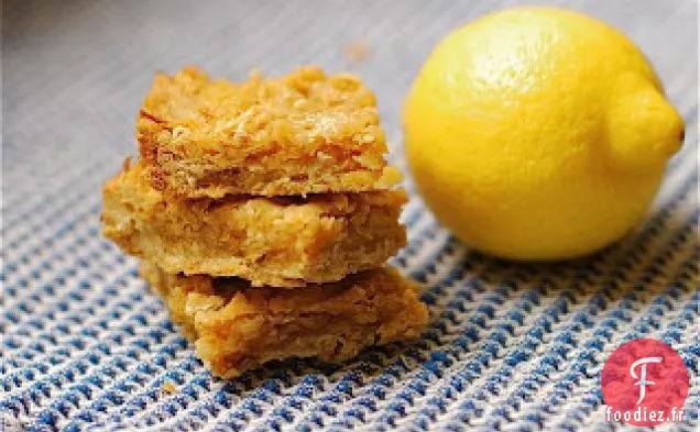 Carrés au Citron Et à la Noix De Coco