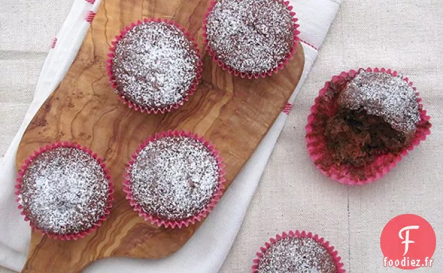 La Noix De Coco Framboise Chocolat Muffins