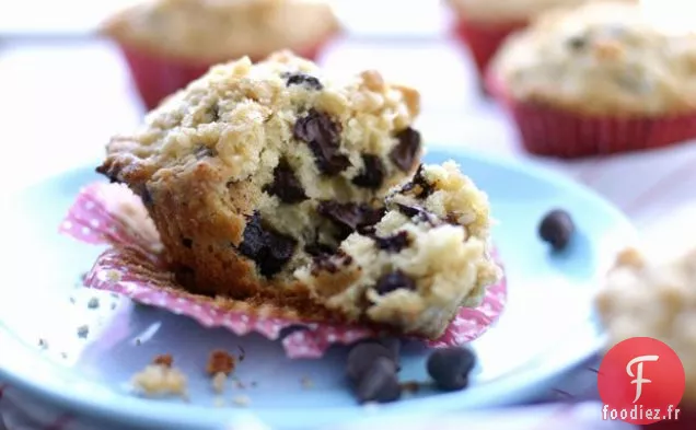 Muffins Aux Pépites De Chocolat Et Streusel À La Noix De Coco