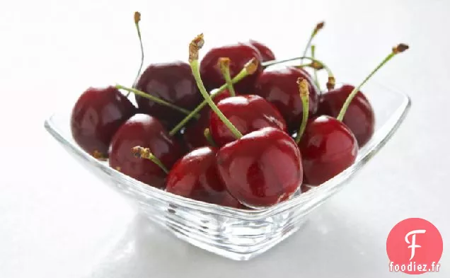 Mousse de Noix de Coco aux Cerises Imbibées de Rhum