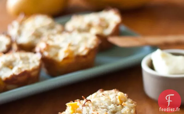 Muffins à la Mangue Et à la Noix De Coco