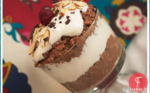 Parfait D'Avoine au Cacao Et à la Noix de Coco