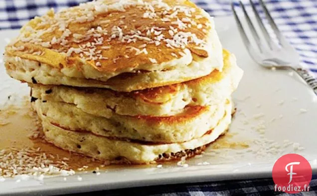 Crêpes aux Amandes et à la Noix De Coco