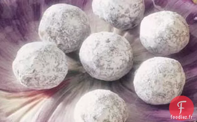 Boules de Noix de Coco Au Chocolat