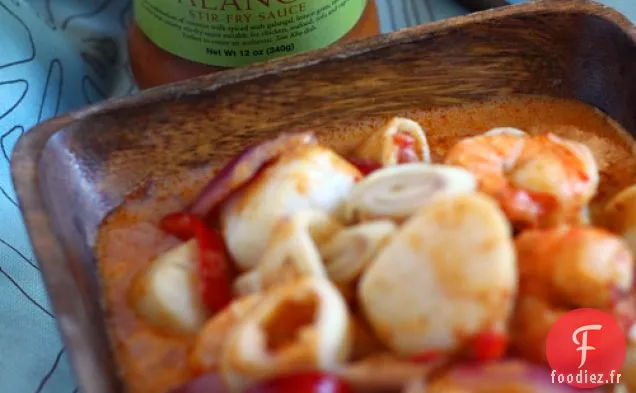 Recette Thaïlandaise De Fruits De Mer À La Noix De Coco Et Au Galanga