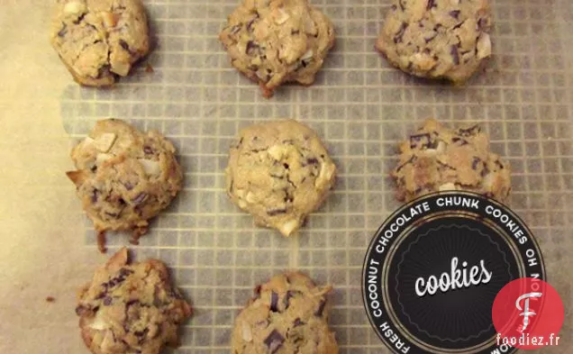 Biscuits aux Pépites de Chocolat à la Noix De Coco