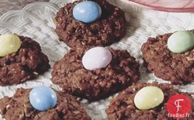 Nids d'avoine cacao-noix de coco