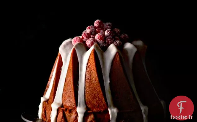 Gâteau aux Canneberges et aux Agrumes et à la noix de coco