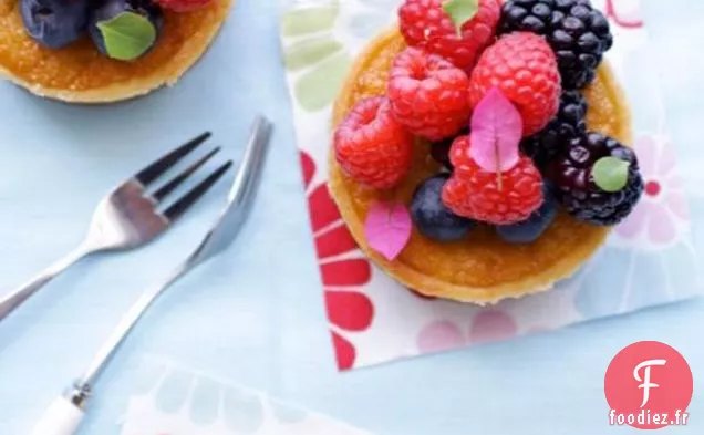 Tartelettes Aux Baies Et À La Noix De Coco