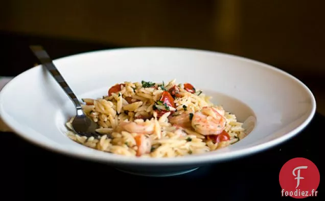 Crevettes à l'Ail et au Basilic