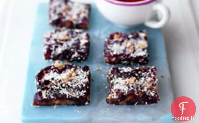 Barres de dattes à la noix de coco