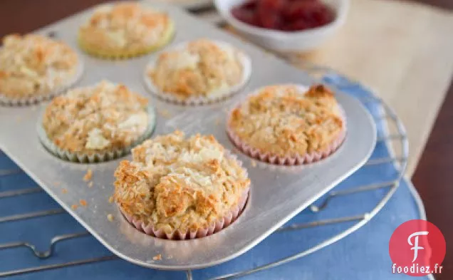 Muffins à l'Ananas à la Noix De Coco