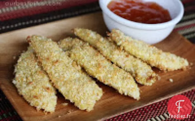Doigts de Poulet Croustillants à la Noix De Coco