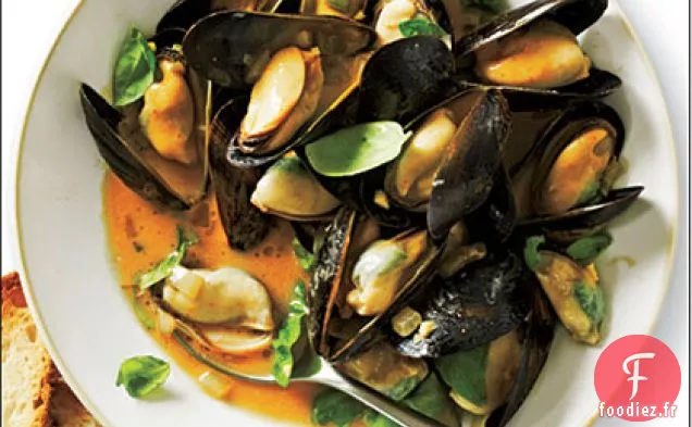 Moules à la Noix de Coco Au Curry