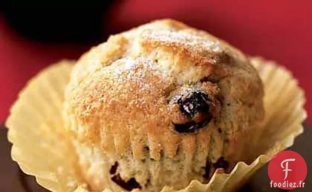Muffins à la Noix de Coco et aux Canneberges