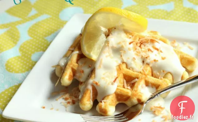 Gaufres Au Citron Et à la Noix de Coco