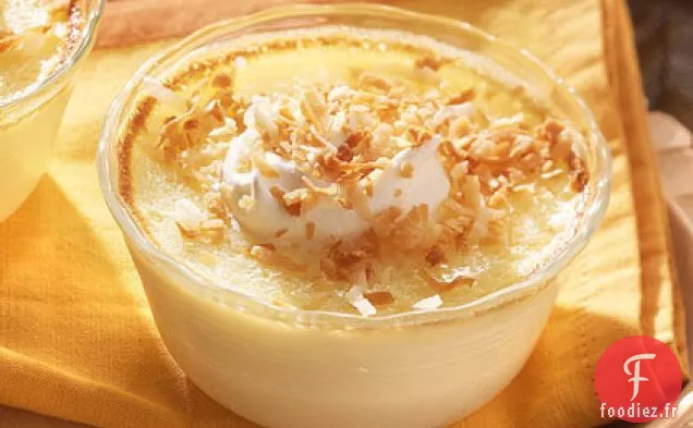 Crème Pâtissière à la Noix de Coco Cuite au Four