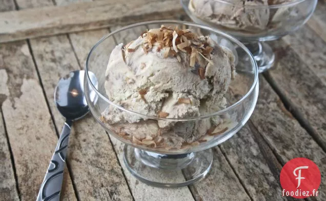 Crème Glacée à la Noix De Coco Grillée