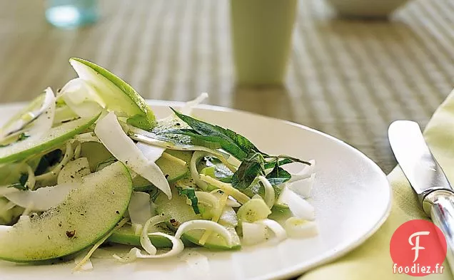 Salade de Gingembre, Pomme Verte, Oignon Doux et Noix de Coco